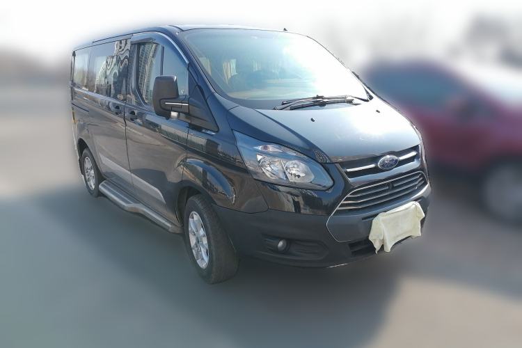 Used Ford Transit 2019 2.0T Gasoline Automatic Multi-Function Commercial Vehicle Short Wheelbase Low Roof 6-Seater China VI Standard Front Right 45 Deg