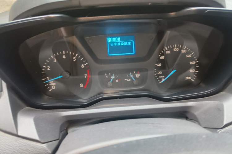Used Ford Transit 2019 2.0T Gasoline Automatic Multi-Function Commercial Vehicle Mid-Roof 6-Seater China VI Standard Instrument Cluster