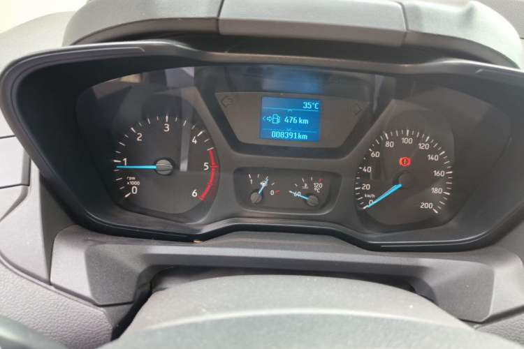 Used Ford Transit 2019 2.0T Diesel Multi-Purpose Commercial Vehicle Short Wheelbase Low Roof 6-Seater China VI Standard Instrument Cluster