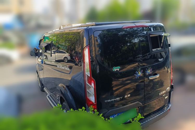 Used Ford Transit 2019 2.0T Gasoline Automatic Multi-Function Commercial Vehicle Short Wheelbase Low Roof 6-Seater China VI Standard Rear Left 45 Deg