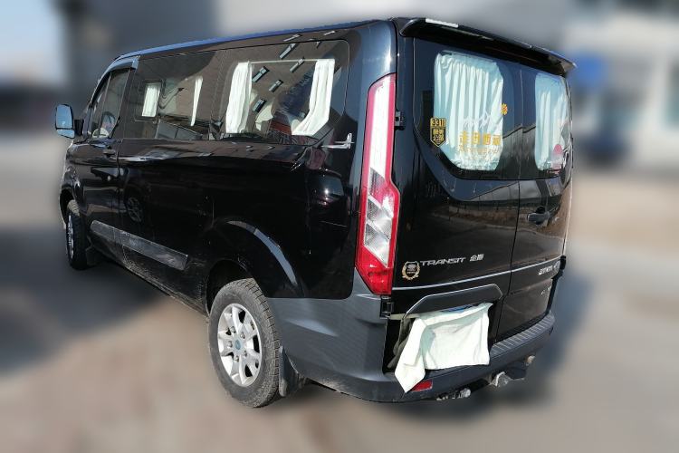 Used Ford Transit 2019 2.0T Gasoline Automatic Multi-Function Commercial Vehicle Short Wheelbase Low Roof 6-Seater China VI Standard Rear Left 45 Deg