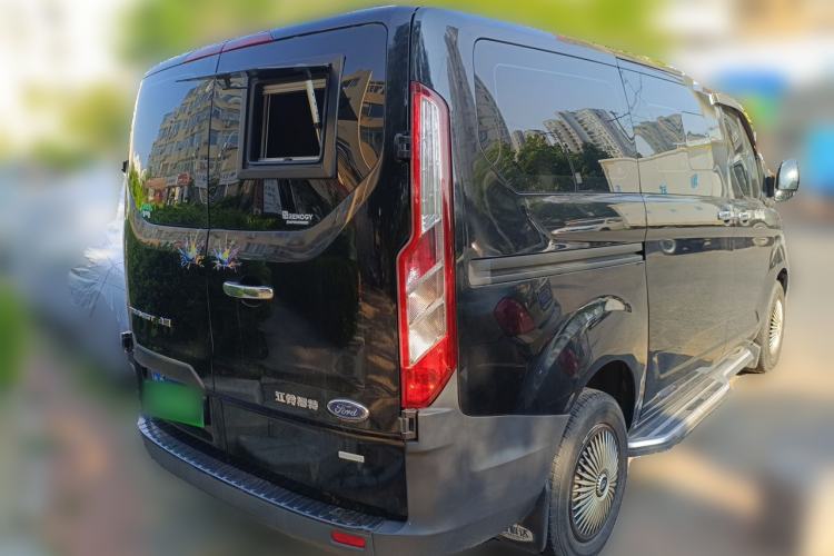 Used Ford Transit 2019 2.0T Gasoline Automatic Multi-Function Commercial Vehicle Short Wheelbase Low Roof 6-Seater China VI Standard Rear Right 45 Deg