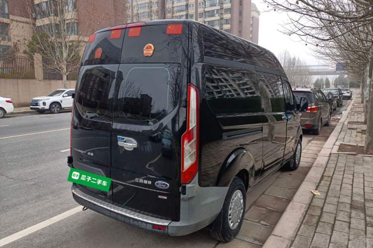 Used Ford Transit 2019 2.0T Diesel Multi-Purpose Commercial Vehicle Mid-Drive Mid-Roof 6-Seater China VI Standard Rear Right 45 Deg
