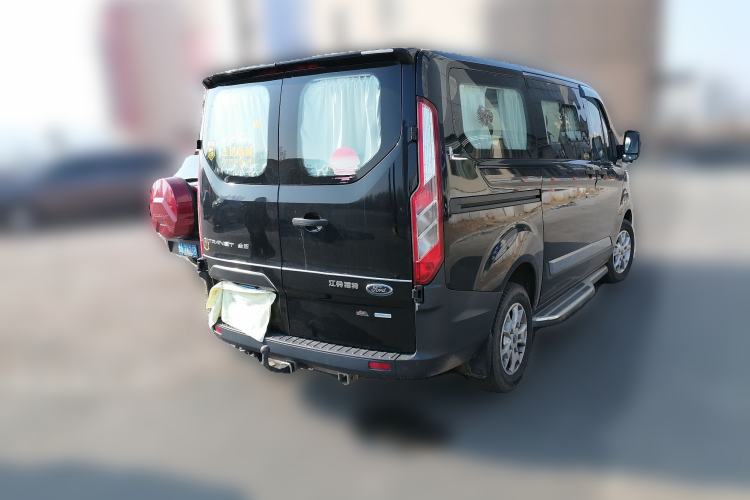 Used Ford Transit 2019 2.0T Gasoline Automatic Multi-Function Commercial Vehicle Short Wheelbase Low Roof 6-Seater China VI Standard Rear Right 45 Deg