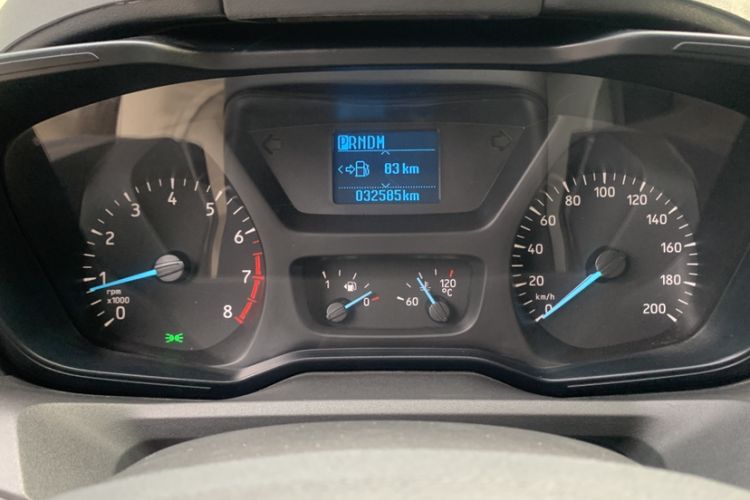 Used Ford Transit 2019 2.0T Gasoline Automatic Multi-Function Commercial Vehicle Mid-Roof 6-Seater China VI Standard Odometer Close Up