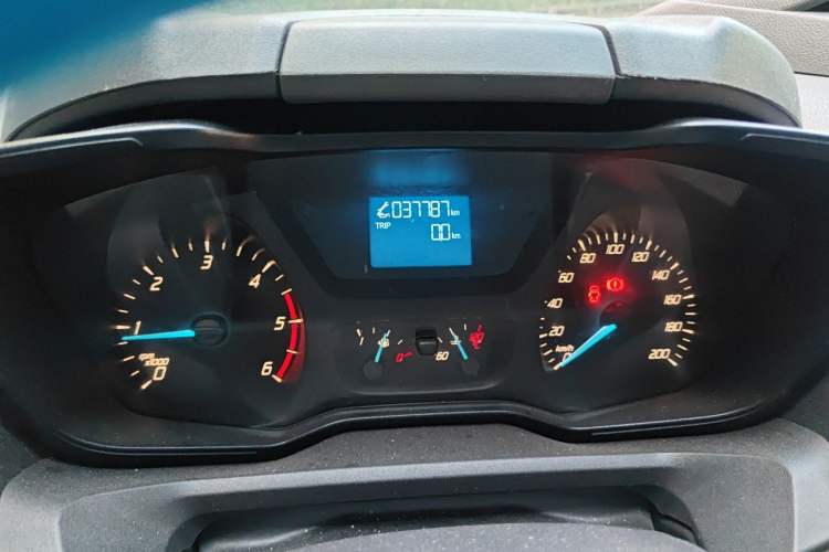 Used Ford Transit  Odometer Close Up