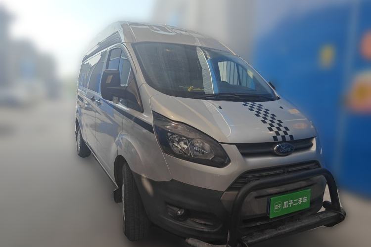 Used Ford Transit 2019 2.0T Diesel Multi-Purpose Commercial Vehicle Mid-Drive Mid-Roof 6-Seater China VI Standard Front Right 45 Deg