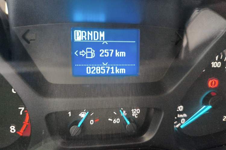 Used Ford Transit  Odometer Close Up