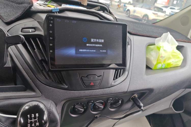 Used Ford Transit 2019 2.0T Diesel Business & Travel Mid-Drive Mid-Roof 8-Seater China VI Standard Audio And AC Panel