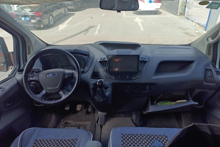 Used Ford Transit 2019 2.0T Gasoline Multi-Function Commercial Vehicle Short Wheelbase Mid-Roof 6-Seater China VI Standard Center Console