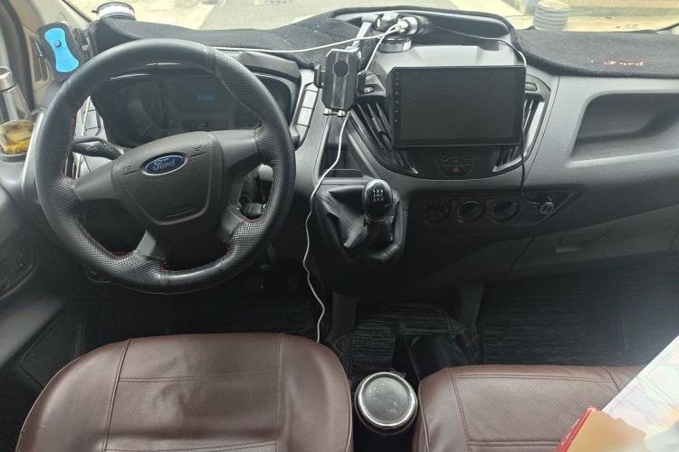 Used Ford Transit 2019 2.0T Diesel Multi-Purpose Commercial Vehicle Mid-Drive Mid-Roof 6-Seater China VI Standard Center Console