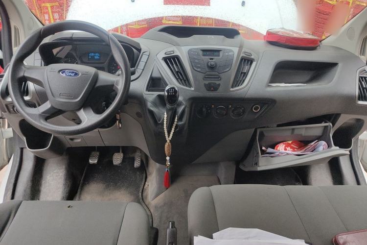 Used Ford Transit 2019 2.0T Diesel Multi-Purpose Commercial Vehicle Mid-Drive Mid-Roof 6-Seater China VI Standard Center Console