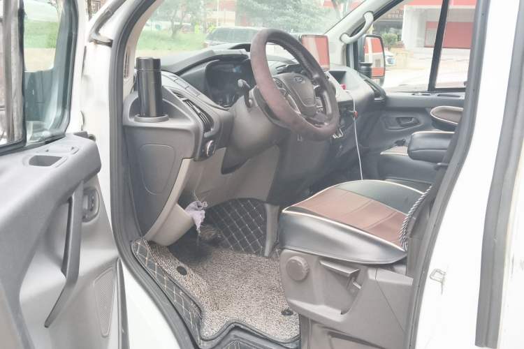 Used Ford Transit 2019 2.0T Gasoline Automatic Multi-Function Commercial Vehicle Mid-Roof 6-Seater China VI Standard Driver Seat