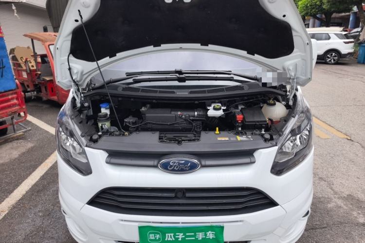 Used Ford Transit 2019 2.0T Diesel Business & Travel Mid-Drive Mid-Roof 7-Seater China VI Standard Engine Bay