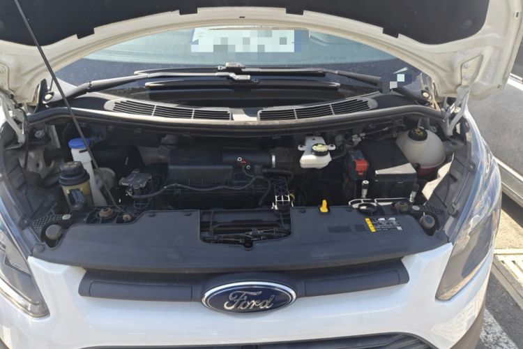 Used Ford Transit 2019 2.0T Diesel Multi-Purpose Commercial Vehicle Mid-Drive Mid-Roof 6-Seater China VI Standard Engine Bay