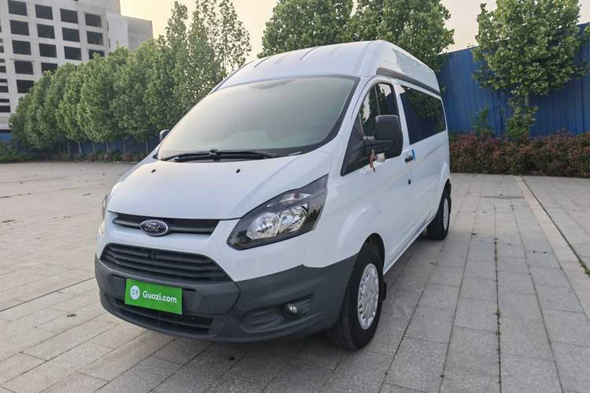 Used Ford Transit 2019 2.0T Diesel Multi-Purpose Commercial Vehicle Mid-Drive Mid-Roof 6-Seater China VI Standard Front Left 45 Deg
