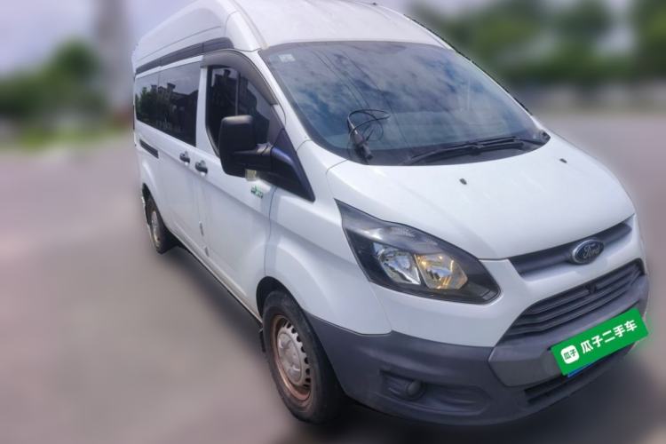 Used Ford Transit 2019 2.0T Diesel Multi-Purpose Commercial Vehicle Mid-Drive Mid-Roof 6-Seater China VI Standard Front Right 45 Deg