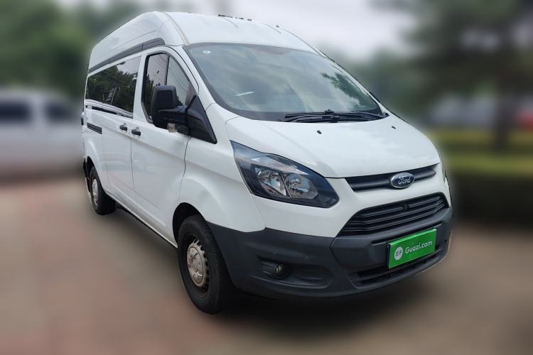 Used Ford Transit 2019 2.0T Gasoline Multi-Purpose Commercial Vehicle Mid-Drive Mid-Roof 6-Seater China VI Standard Front Right 45 Deg