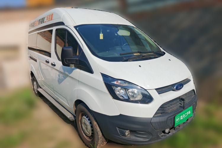Used Ford Transit 2019 2.0T Diesel Multi-Purpose Commercial Vehicle Mid-Drive Mid-Roof 6-Seater China VI Standard Front Right 45 Deg