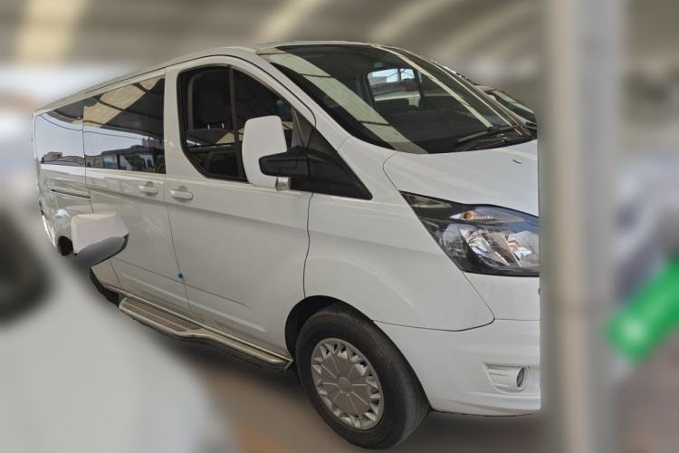 Used Ford Transit 2019 2.0T Gasoline Automatic Business & Travel Version Mid-Drive Mid-Roof 9-Seater China VI Standard Front Right 45 Deg