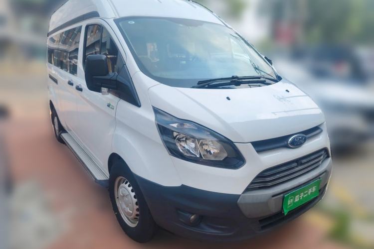 Used Ford Transit 2019 2.0T Diesel Multi-Purpose Commercial Vehicle Mid-Drive Mid-Roof 6-Seater China VI Standard Front Right 45 Deg