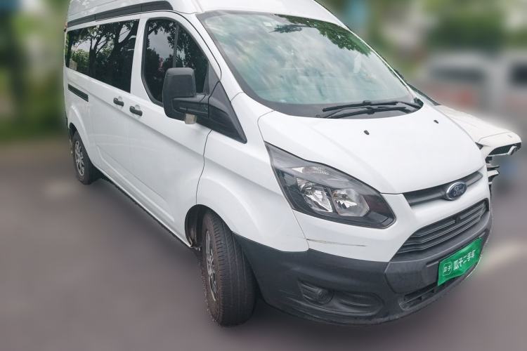 Used Ford Transit 2019 2.0T Diesel Multi-Purpose Commercial Vehicle Mid-Drive Mid-Roof 6-Seater China VI Standard Front Right 45 Deg