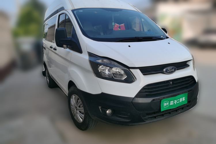 Used Ford Transit 2019 2.0T Diesel Multi-Purpose Commercial Vehicle Short Wheelbase Mid-Roof Design 6-Seater China VI Standard Front Right 45 Deg
