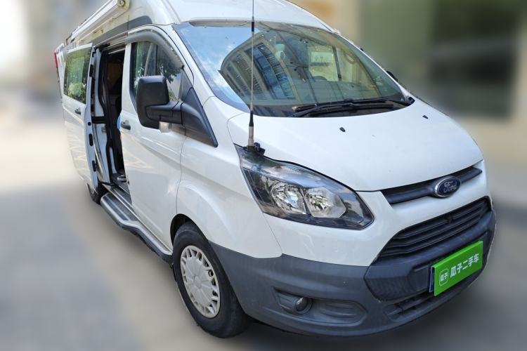 Used Ford Transit 2019 2.0T Diesel Multi-Purpose Commercial Vehicle Mid-Drive Mid-Roof 6-Seater China VI Standard Front Right 45 Deg