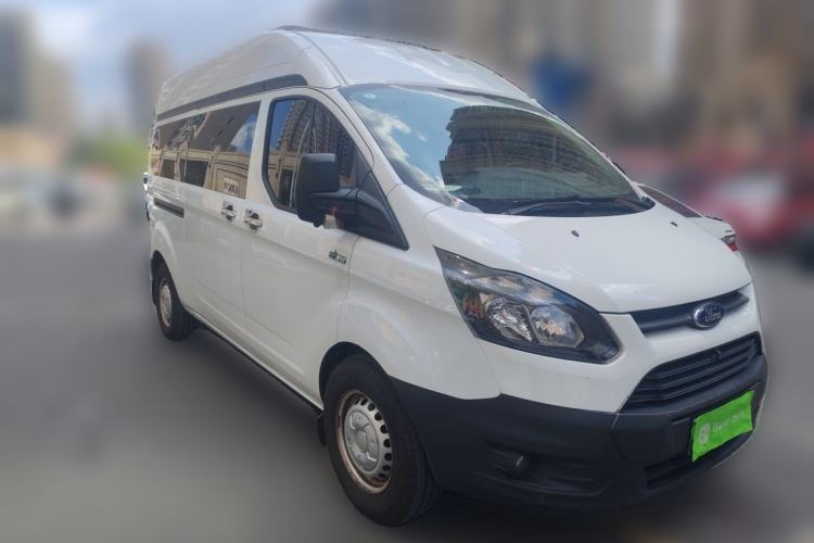 Used Ford Transit 2019 2.0T Diesel Multi-Purpose Commercial Vehicle Mid-Drive Mid-Roof 6-Seater China VI Standard Front Right 45 Deg