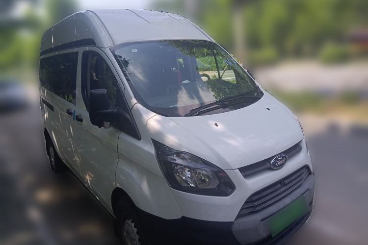 Used Ford Transit 2019 2.0T Gasoline Multi-Purpose Commercial Vehicle Mid-Drive Mid-Roof 6-Seater China VI Standard Front Right 45 Deg