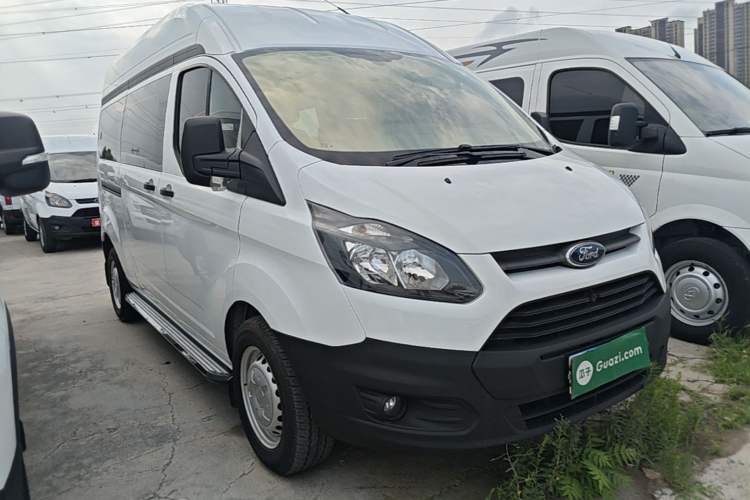 Used Ford Transit 2019 2.0T Gasoline Automatic Multi-Function Commercial Vehicle Mid-Roof 6-Seater China VI Standard Front Right 45 Deg