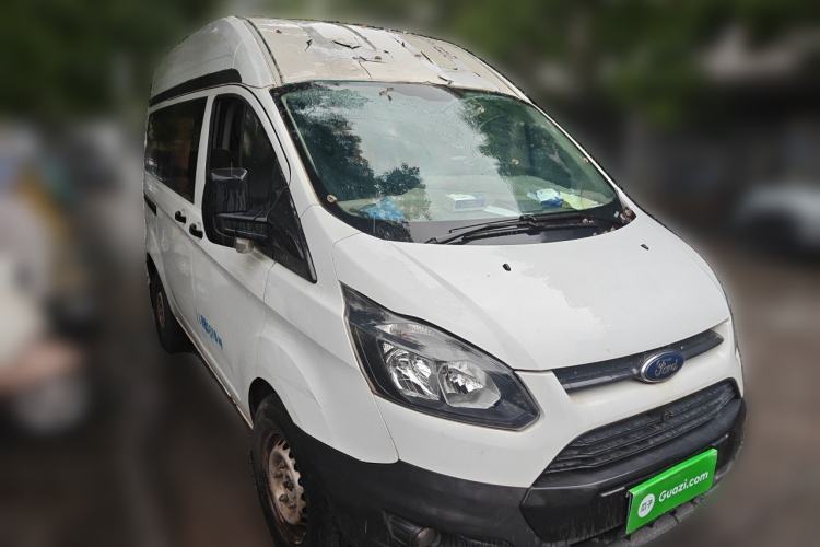 Used Ford Transit 2019 2.0T Diesel Multi-Purpose Commercial Vehicle Short Wheelbase Mid-Roof Design 6-Seater China VI Standard Front Right 45 Deg