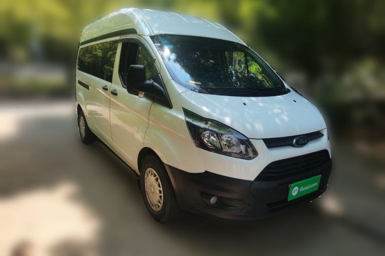 Used Ford Transit 2019 2.0T Diesel Multi-Purpose Commercial Vehicle Mid-Drive Mid-Roof 6-Seater China VI Standard Front Right 45 Deg