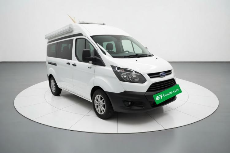 Used Ford Transit 2019 2.0T Diesel Multi-Purpose Commercial Vehicle Mid-Drive Mid-Roof 6-Seater China VI Standard Front Right 45 Deg
