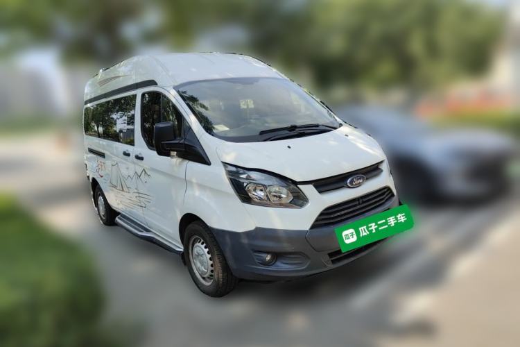 Used Ford Transit 2019 2.0T Gasoline Automatic Multi-Function Commercial Vehicle Mid-Roof 6-Seater China VI Standard Front Right 45 Deg
