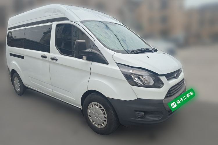 Used Ford Transit 2019 2.0T Diesel Multi-Purpose Commercial Vehicle Mid-Drive Mid-Roof 6-Seater China VI Standard Front Right 45 Deg