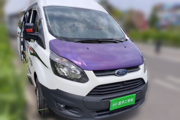 Used Ford Transit 2019 2.0T Diesel Multi-Purpose Commercial Vehicle Mid-Drive Mid-Roof 6-Seater China VI Standard Front Right 45 Deg