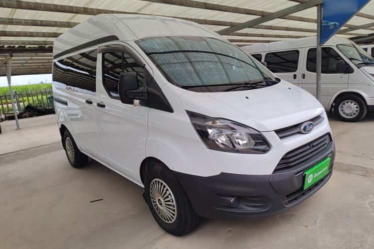 Used Ford Transit 2019 2.0T Diesel Multi-Purpose Commercial Vehicle Short Wheelbase Mid-Roof Design 6-Seater China VI Standard Front Right 45 Deg