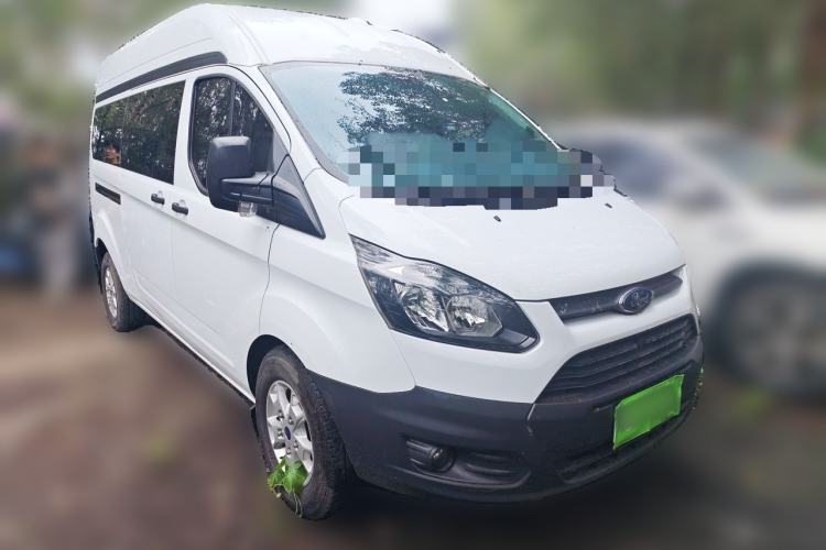 Used Ford Transit 2019 2.0T Diesel Multi-Purpose Commercial Vehicle Mid-Drive Mid-Roof 6-Seater China VI Standard Front Right 45 Deg