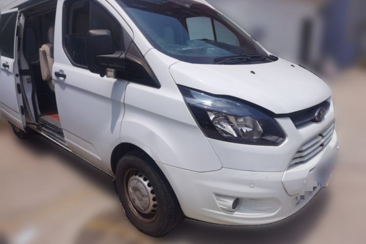 Used Ford Transit 2019 2.0T Gasoline Automatic Multi-Function Commercial Vehicle Mid-Roof 6-Seater China VI Standard Front Right 45 Deg