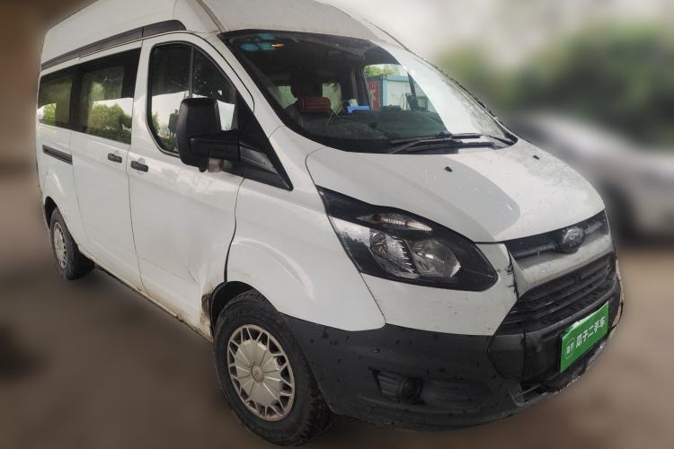 Used Ford Transit 2019 2.0T Diesel Multi-Purpose Commercial Vehicle Mid-Drive Mid-Roof 6-Seater China VI Standard Front Right 45 Deg