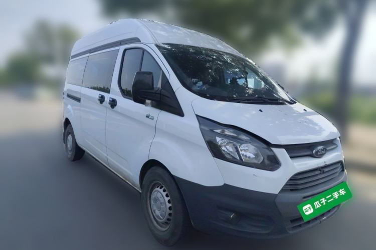 Used Ford Transit 2019 2.0T Diesel Multi-Purpose Commercial Vehicle Mid-Drive Mid-Roof 6-Seater China VI Standard Front Right 45 Deg