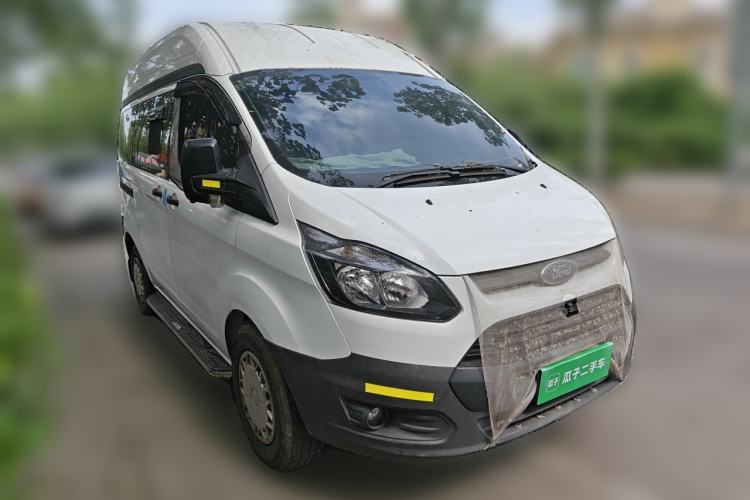 Used Ford Transit 2019 2.0T Diesel Multi-Purpose Commercial Vehicle Short Wheelbase Mid-Roof Design 6-Seater China VI Standard Front Right 45 Deg