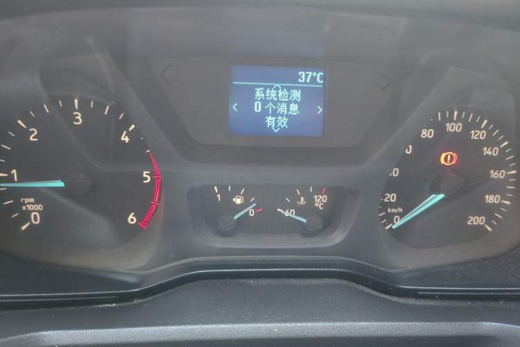Used Ford Transit 2019 2.0T Diesel Multi-Purpose Commercial Vehicle Short Wheelbase Low Roof 6-Seater China VI Standard Instrument Cluster