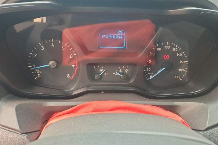 Used Ford Transit 2019 2.0T Gasoline Multi-Purpose Commercial Vehicle Mid-Drive Mid-Roof 6-Seater China VI Standard Instrument Cluster