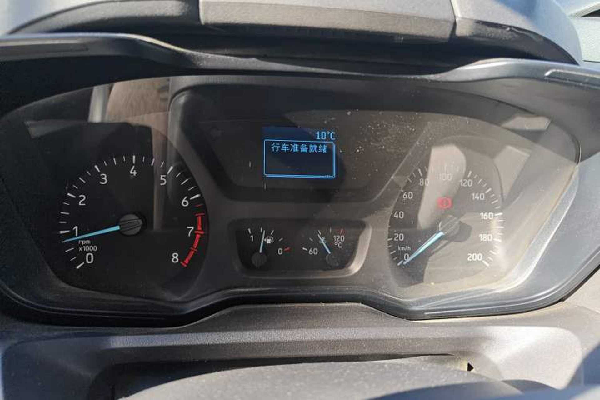 Used Ford Transit 2019 2.0T Gasoline Multi-Purpose Commercial Vehicle Mid-Drive Mid-Roof 6-Seater China VI Standard Instrument Cluster