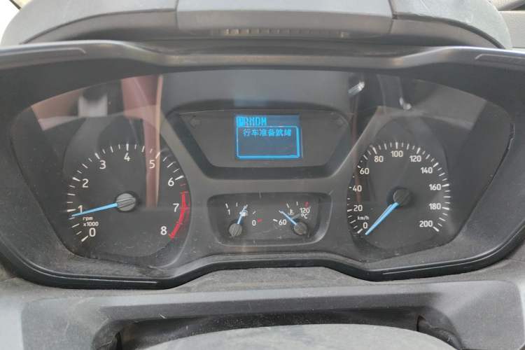 Used Ford Transit 2019 2.0T Gasoline Automatic Multi-Function Commercial Vehicle Mid-Roof 6-Seater China VI Standard Instrument Cluster