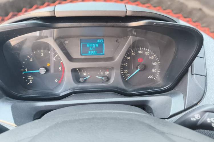 Used Ford Transit 2019 2.0T Diesel Multi-Purpose Commercial Vehicle Short Wheelbase Low Roof 6-Seater China VI Standard Instrument Cluster