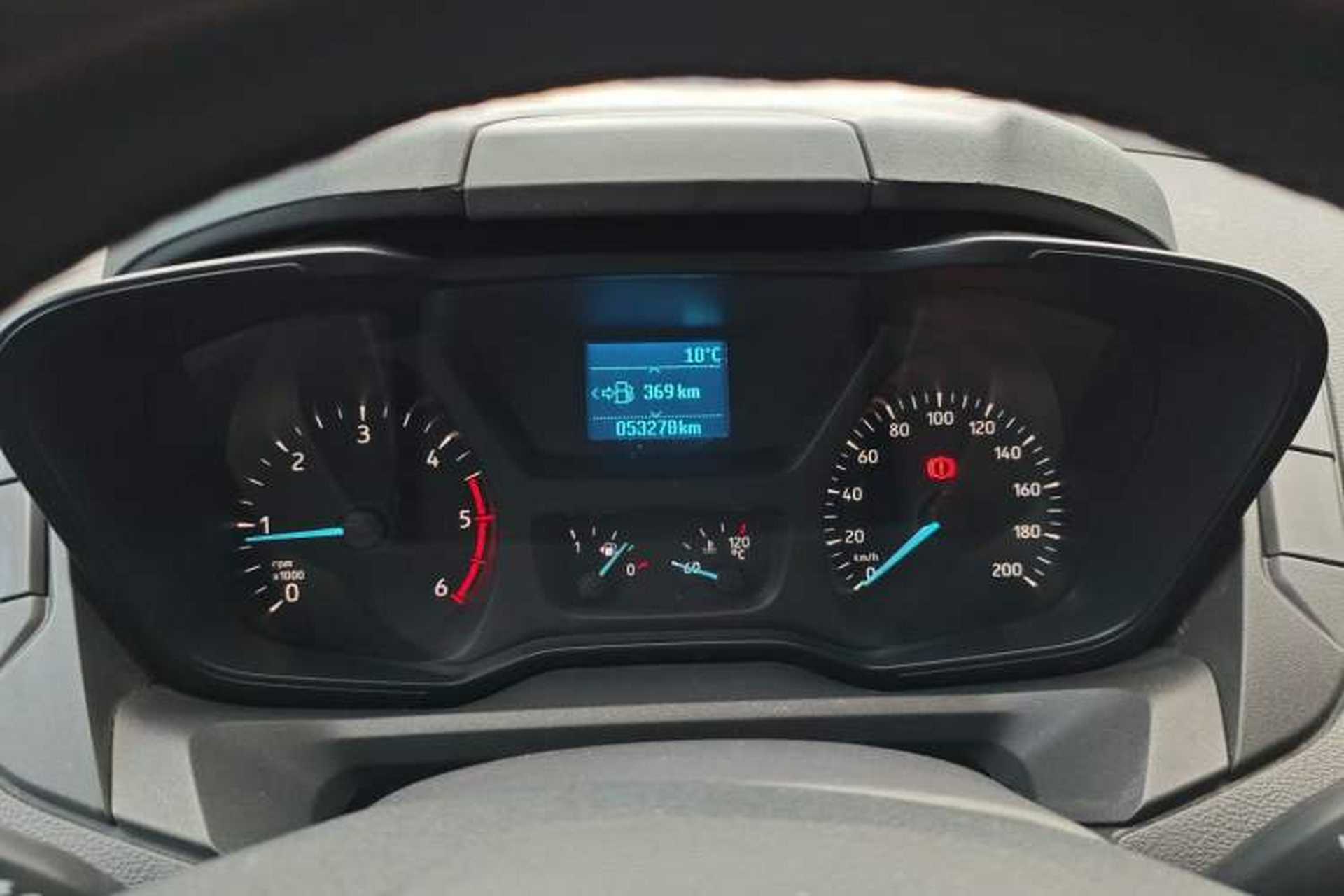 Used Ford Transit 2019 2.0T Diesel Multi-Purpose Commercial Vehicle Mid-Drive Mid-Roof 6-Seater China VI Standard Instrument Cluster