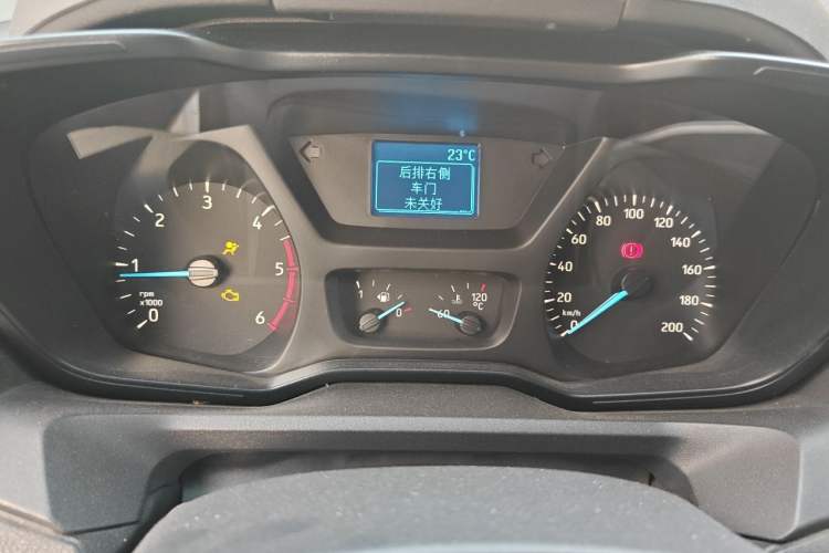 Used Ford Transit 2019 2.0T Diesel Multi-Purpose Commercial Vehicle Short Wheelbase Low Roof 6-Seater China VI Standard Instrument Cluster